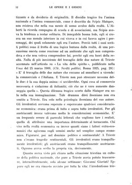 Le opere e i giorni rassegna mensile di politica, lettere, arti, etc