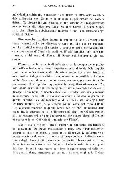 Le opere e i giorni rassegna mensile di politica, lettere, arti, etc