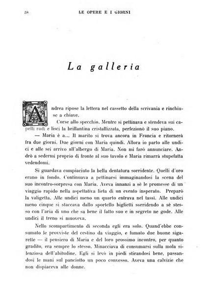 Le opere e i giorni rassegna mensile di politica, lettere, arti, etc