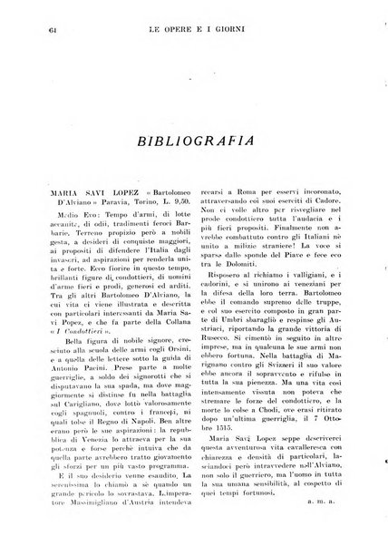 Le opere e i giorni rassegna mensile di politica, lettere, arti, etc