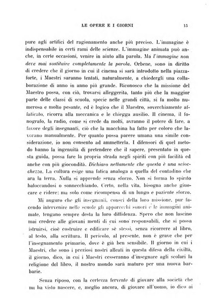 Le opere e i giorni rassegna mensile di politica, lettere, arti, etc