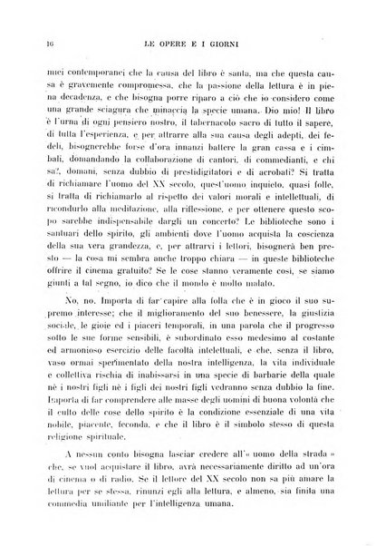 Le opere e i giorni rassegna mensile di politica, lettere, arti, etc