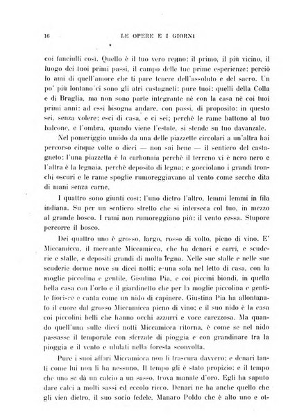 Le opere e i giorni rassegna mensile di politica, lettere, arti, etc