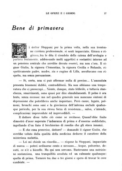 Le opere e i giorni rassegna mensile di politica, lettere, arti, etc