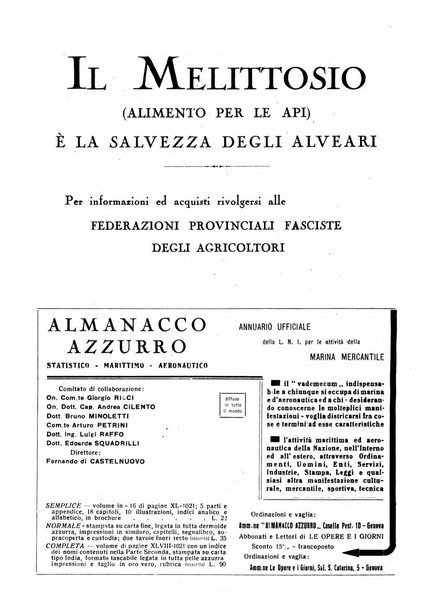 Le opere e i giorni rassegna mensile di politica, lettere, arti, etc