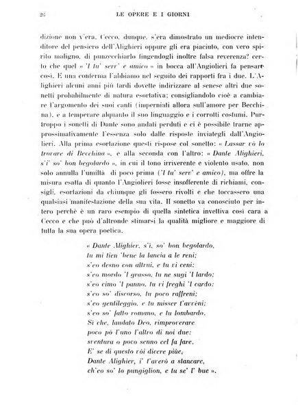 Le opere e i giorni rassegna mensile di politica, lettere, arti, etc