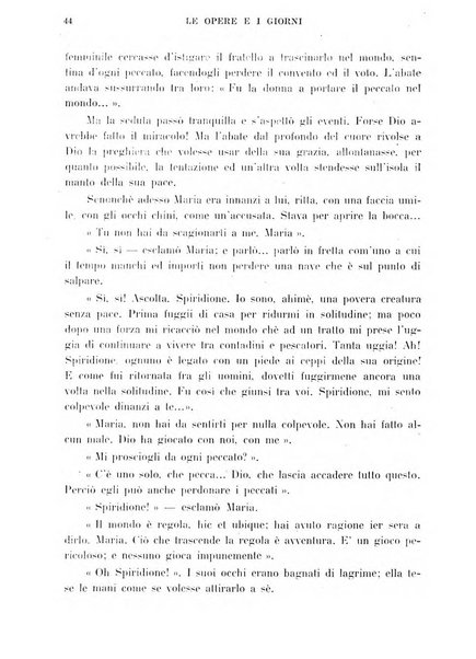 Le opere e i giorni rassegna mensile di politica, lettere, arti, etc