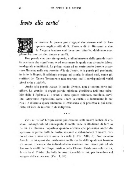 Le opere e i giorni rassegna mensile di politica, lettere, arti, etc