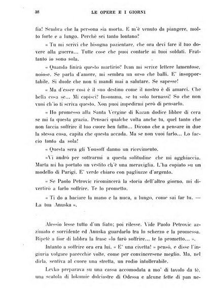 Le opere e i giorni rassegna mensile di politica, lettere, arti, etc