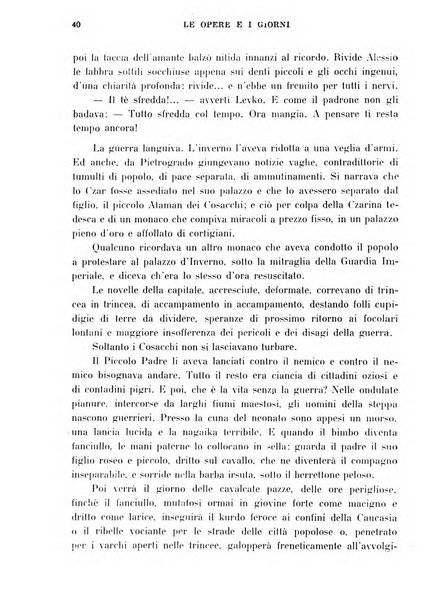 Le opere e i giorni rassegna mensile di politica, lettere, arti, etc