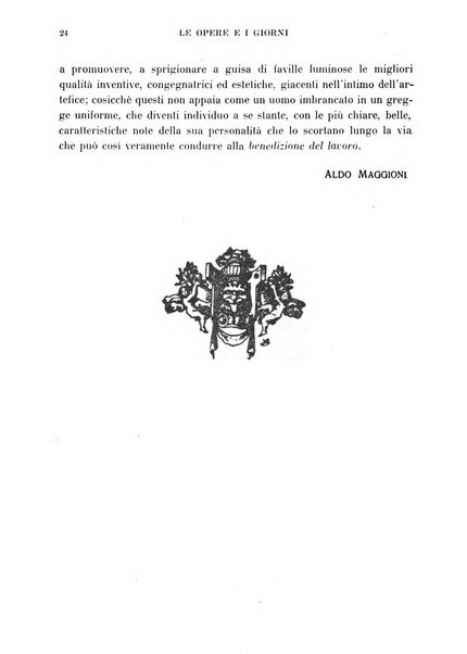 Le opere e i giorni rassegna mensile di politica, lettere, arti, etc