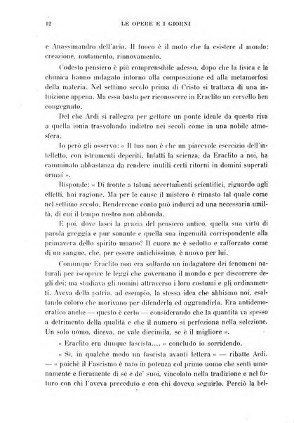 Le opere e i giorni rassegna mensile di politica, lettere, arti, etc