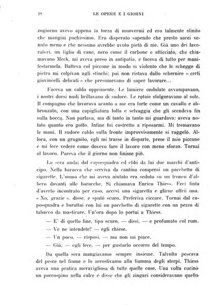 Le opere e i giorni rassegna mensile di politica, lettere, arti, etc