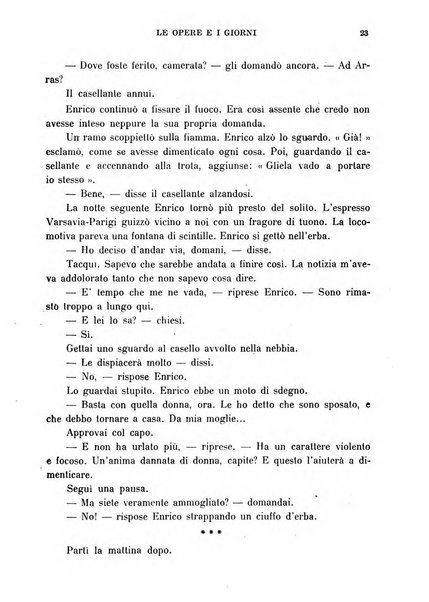 Le opere e i giorni rassegna mensile di politica, lettere, arti, etc