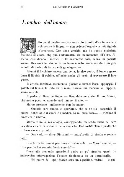 Le opere e i giorni rassegna mensile di politica, lettere, arti, etc