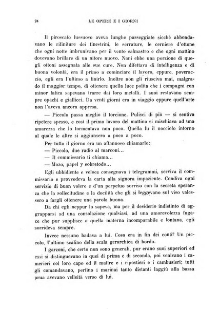 Le opere e i giorni rassegna mensile di politica, lettere, arti, etc