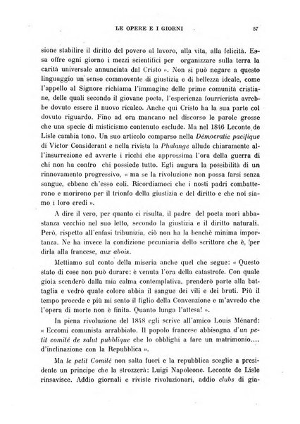 Le opere e i giorni rassegna mensile di politica, lettere, arti, etc