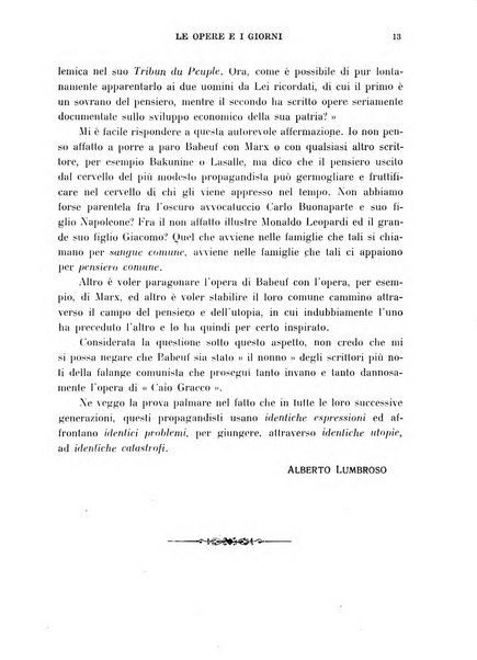 Le opere e i giorni rassegna mensile di politica, lettere, arti, etc