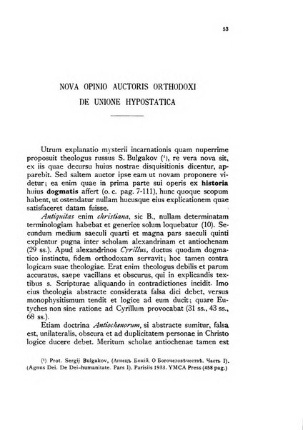 Orientalia Christiana periodica commentarii de re Orientali aetatis Christianae sacra et profana