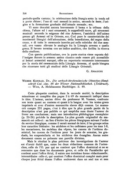 Orientalia Christiana periodica commentarii de re Orientali aetatis Christianae sacra et profana