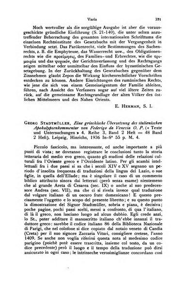 Orientalia Christiana periodica commentarii de re Orientali aetatis Christianae sacra et profana