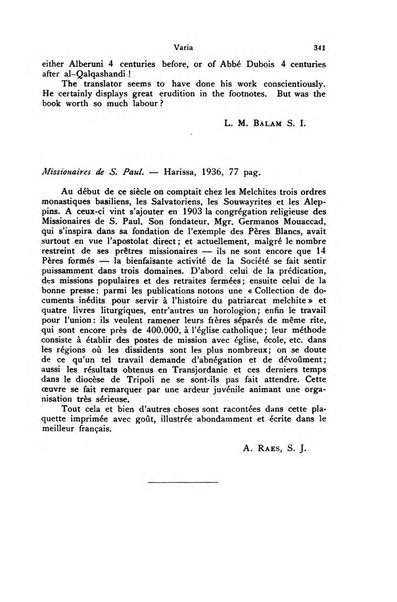 Orientalia Christiana periodica commentarii de re Orientali aetatis Christianae sacra et profana