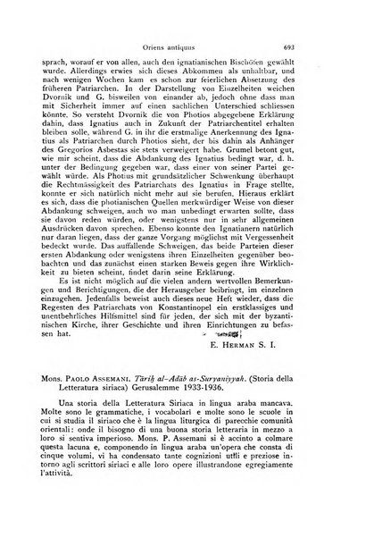 Orientalia Christiana periodica commentarii de re Orientali aetatis Christianae sacra et profana