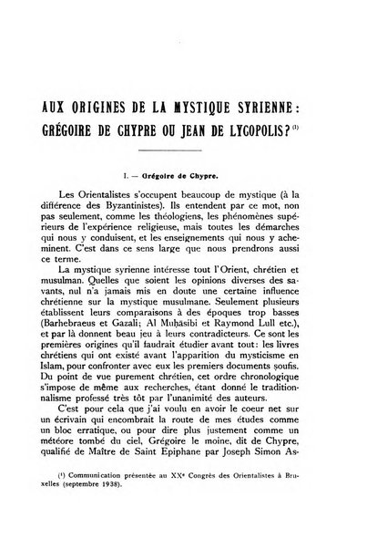 Orientalia Christiana periodica commentarii de re Orientali aetatis Christianae sacra et profana