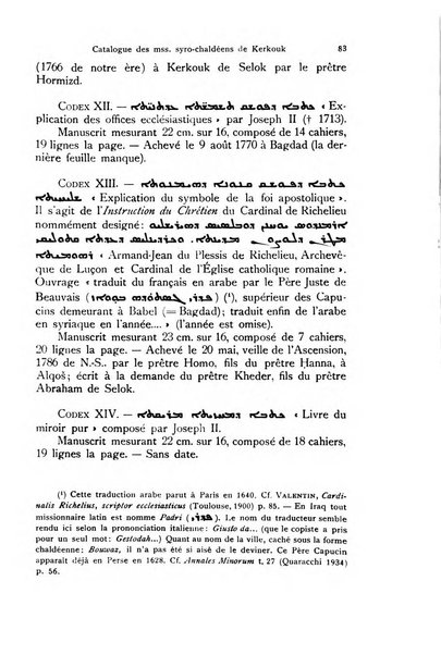 Orientalia Christiana periodica commentarii de re Orientali aetatis Christianae sacra et profana