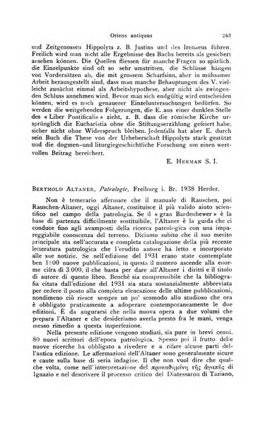 Orientalia Christiana periodica commentarii de re Orientali aetatis Christianae sacra et profana