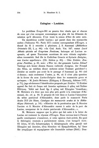 Orientalia Christiana periodica commentarii de re Orientali aetatis Christianae sacra et profana