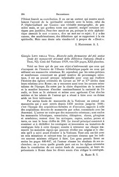 Orientalia Christiana periodica commentarii de re Orientali aetatis Christianae sacra et profana