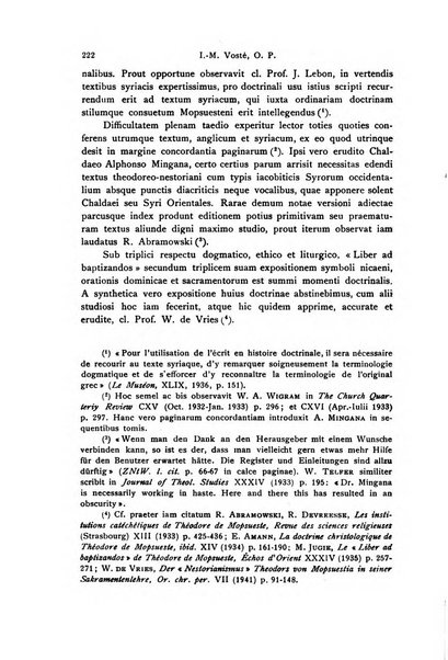 Orientalia Christiana periodica commentarii de re Orientali aetatis Christianae sacra et profana