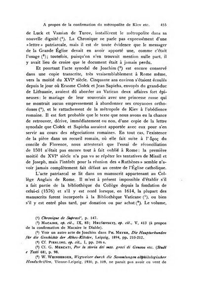 Orientalia Christiana periodica commentarii de re Orientali aetatis Christianae sacra et profana