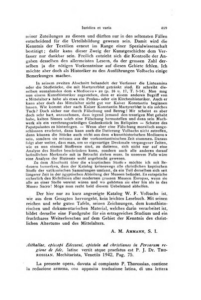 Orientalia Christiana periodica commentarii de re Orientali aetatis Christianae sacra et profana