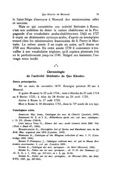 Orientalia Christiana periodica commentarii de re Orientali aetatis Christianae sacra et profana