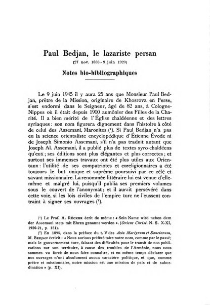 Orientalia Christiana periodica commentarii de re Orientali aetatis Christianae sacra et profana