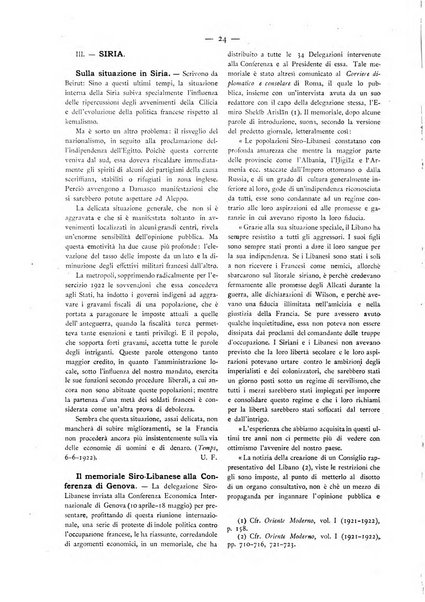 Oriente moderno rivista mensile d'informazioni e di studi