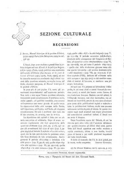 Oriente moderno rivista mensile d'informazioni e di studi