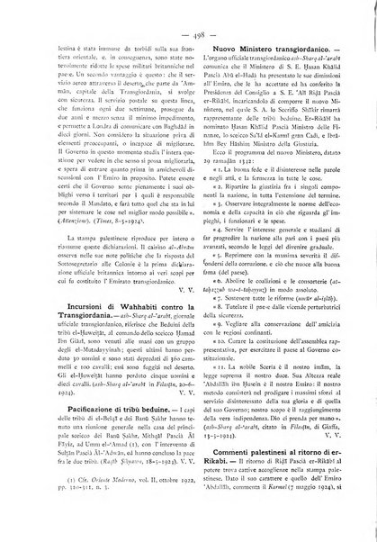 Oriente moderno rivista mensile d'informazioni e di studi