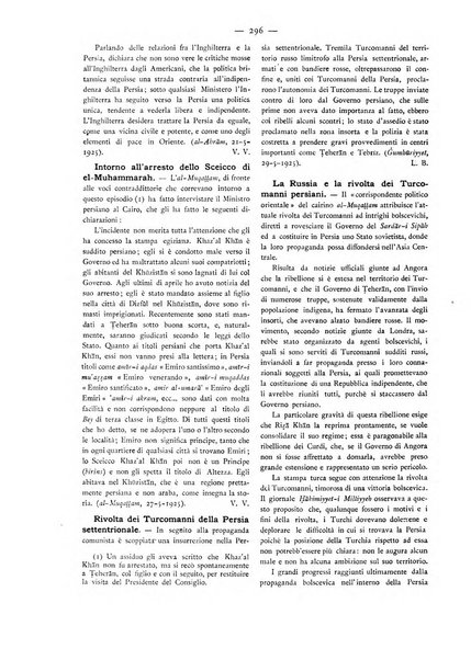 Oriente moderno rivista mensile d'informazioni e di studi