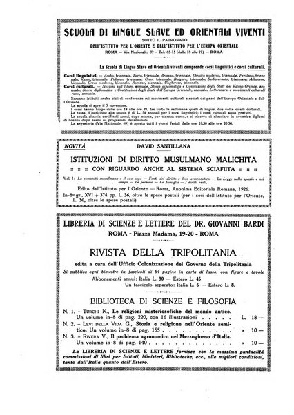 Oriente moderno rivista mensile d'informazioni e di studi