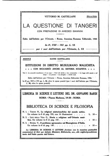 Oriente moderno rivista mensile d'informazioni e di studi