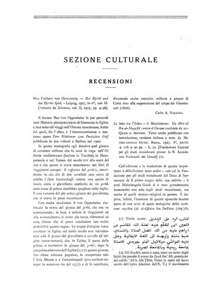 Oriente moderno rivista mensile d'informazioni e di studi