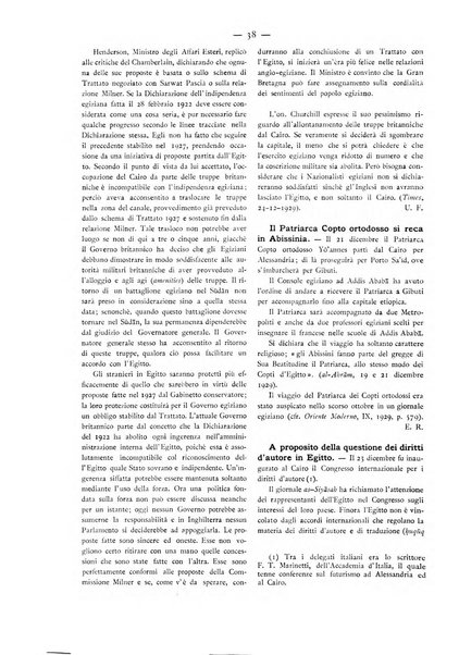 Oriente moderno rivista mensile d'informazioni e di studi