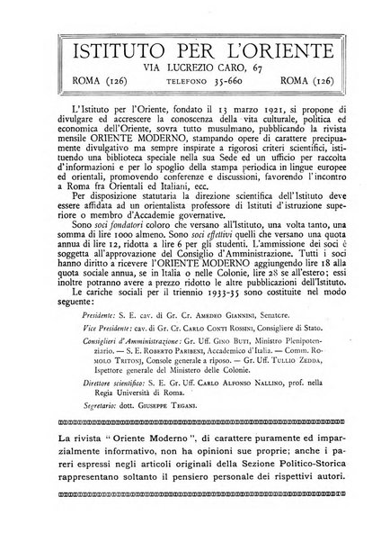 Oriente moderno rivista mensile d'informazioni e di studi