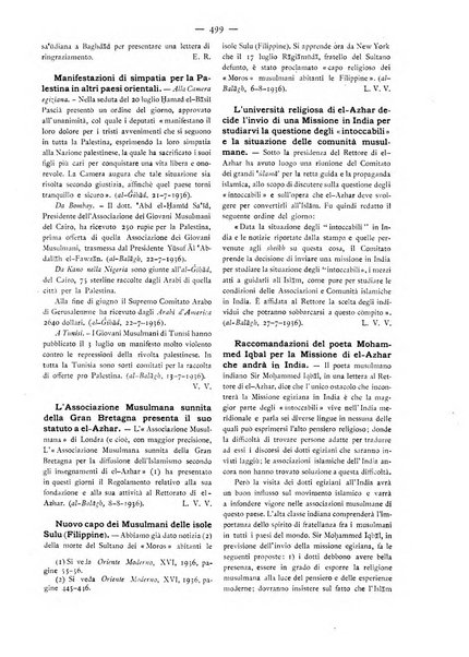 Oriente moderno rivista mensile d'informazioni e di studi