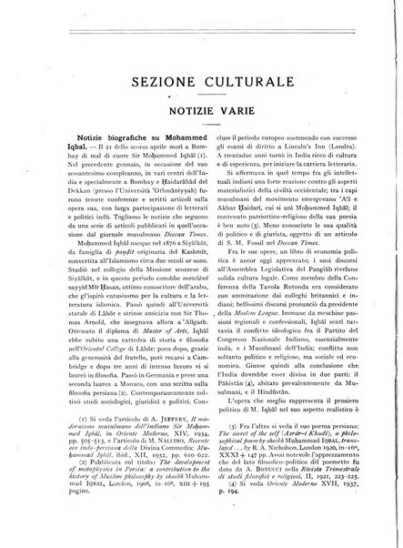 Oriente moderno rivista mensile d'informazioni e di studi