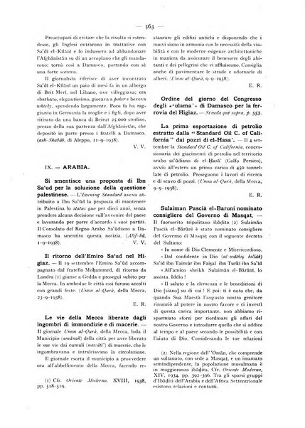 Oriente moderno rivista mensile d'informazioni e di studi