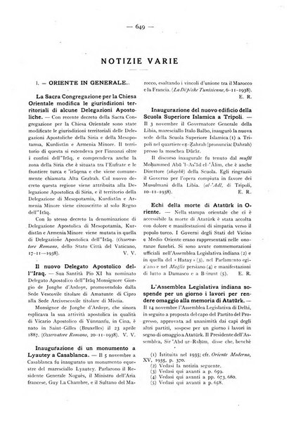 Oriente moderno rivista mensile d'informazioni e di studi